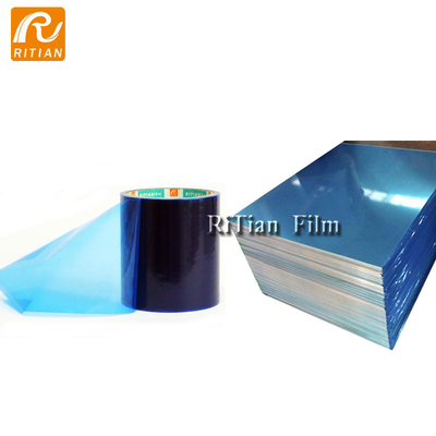 Protection auto-adhésive de vente chaude de surface métallique d'éraflure de film d'acier inoxydable Protetcive de PE anti enveloppant le film